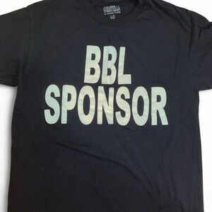 BBL Sponsor Graphic T-Shirt by QUOTED LA - Size Large